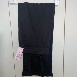 NWT long black cozy sweats